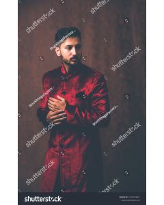 Polyester Periwinkle Kurta