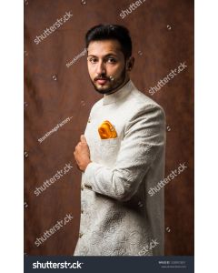 Blended Off White Kurta