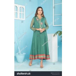 Embroidered Work Moss Classic Saree In Purple