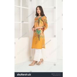 Peach Satin Contemporary Sari with Cord, Embroidered, Sequins and Thread Work